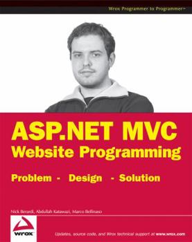Paperback ASP.Net MVC 1.0 Website Programming: Problem - Design - Solution Book