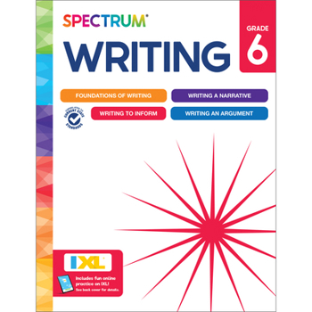 Paperback Spectrum Writing Workbook, Grade 6 Book