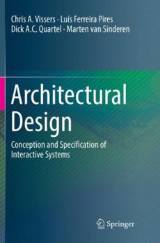 Paperback Architectural Design: Conception and Specification of Interactive Systems Book