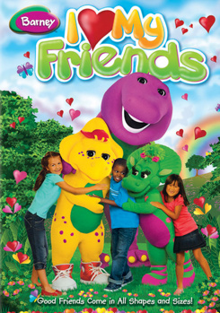 DVD Barney: I Love My Friends Book