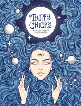 Paperback Trippy Chicks Adult Coloring Book
