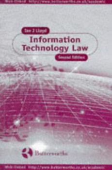 Paperback Lloyd: Information Technology and the Law Book