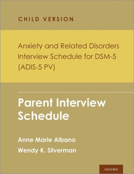 Paperback Anxiety and Related Disorders Interview Schedule for Dsm 5 Book