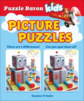 Paperback Puzzle Baron Kids Picture Puzzles Book