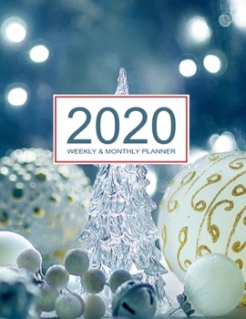 Paperback 2020 Planner Weekly & Monthly 8.5x11 Inch: Ice Tree One Year Weekly and Monthly Planner + Calendar Views, journal, for Men, Women, Boys, Girls, Kids D Book
