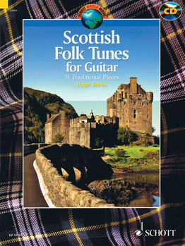 Paperback Scottish Folk Tunes for Guitar: With a CD of Performances Book