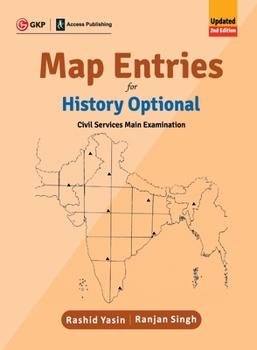 Paperback Map Entries for History Optional 2ed Book