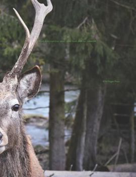 Paperback Hirsch Wild Mammal Antler Male Bock Park Fur Notebook Book