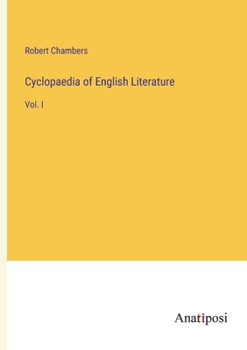 Paperback Cyclopaedia of English Literature: Vol. I Book