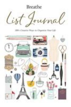 Hardcover Breathe List Journal Book