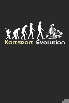 Kartsport Evolution: Notebook/Diary/Organizer/120 checked pages/ 6x9 inch
