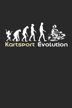 Kartsport Evolution: Notebook/Diary/Organizer/120 checked pages/ 6x9 inch
