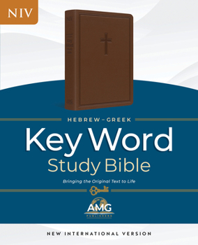 Leather Bound The Hebrew-Greek Key Word Study Bible: Niv-2011 Edition, Genuine Brown Book