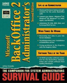 Paperback Microsoft BackOffice 2 Administrators Survival Guide: With CDROM Book