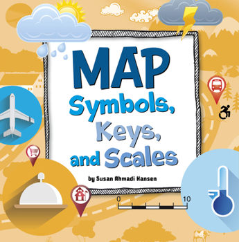 Paperback Map Symbols, Keys, and Scales Book