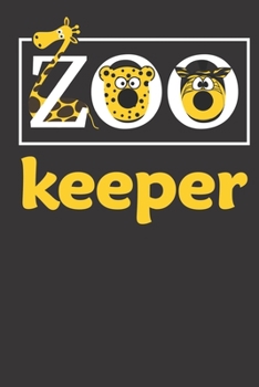 Zoo Keeper: Zoo Animal Notepad Notebook Wide Lined Ruled (120 Page) 6" x 9" for Kids Party Gifts