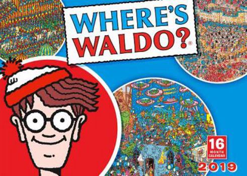 Calendar 2019 Where's Waldo 16-Month Wall Calendar: By Sellers Publishing Book