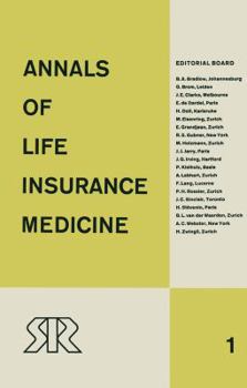 Paperback Annals of Life Insurance Medicine: 1962 Volume 1 Book