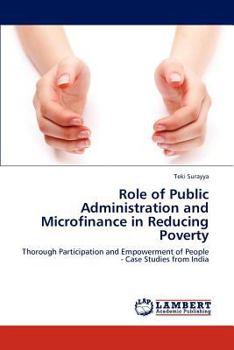 Paperback Role of Public Administration and Microfinance in Reducing Poverty Book