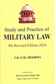 Hardcover Study and Practice of Military Law Book