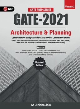 Paperback Gate 2021: Architecture & Planning Vol. 2 by Ar. Jinisha Jain Book