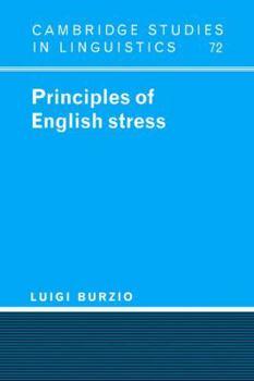 Principles of English Stress - Book  of the Cambridge Studies in Linguistics