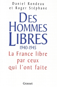 Hardcover Des Hommes Libres [French] Book