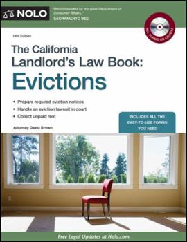 Paperback The California Landlord's Law Book: Evictions [With CDROM] Book