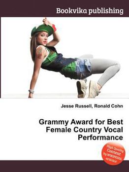 Paperback Grammy Award for Best Female Country Vocal Performance Book