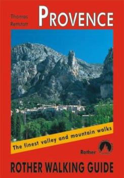 Paperback Provence a Rother Walking Guide (English and German Edition) Book
