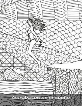 Paperback Garabatos de ensueño libro para colorear para adultos 4 [Spanish] Book