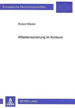 Paperback Altlastensanierung Im Konkurs [German] Book