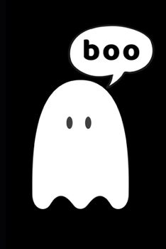 Paperback Boo: Cute Ghost Lined notebook, funny halloween journal gifts for boyfriend, girlfriend partner, him, her birthday, christm Book