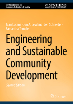 Hardcover Engineering and Sustainable Community Development Book