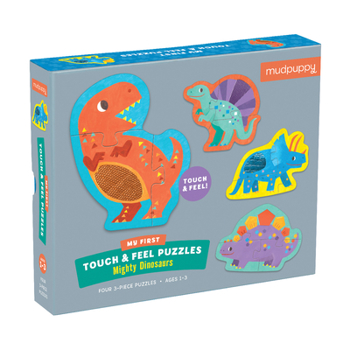 Toy Mighty Dinosaurs My First Touch & Feel Puzzle Book