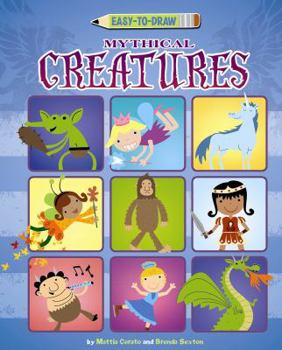 Paperback Easy-To-Draw Mythical Creatures Book