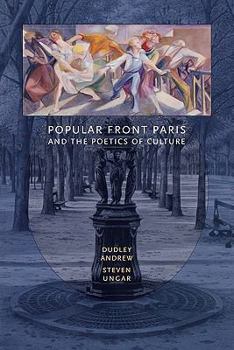 Paperback Popular Front Paris and the Poetics of Culture Book