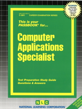 Spiral-bound Computer Applications Specialist: Passbooks Study Guide Book