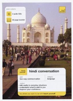 Paperback Teach Yourself Hindi Conversation (3cds + Guide) Book