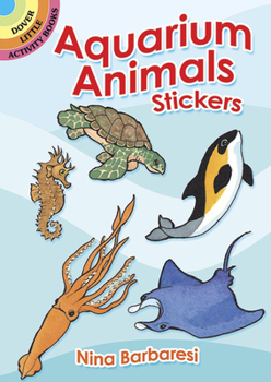 Paperback Aquarium Animals Stickers Book