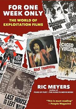 Paperback For One Week Only: The world of exploitation films Book