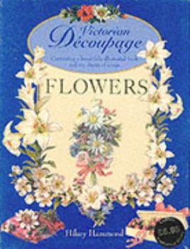 Hardcover Victorian Decoupage, Flowers Book