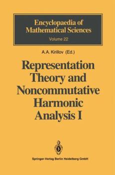 Paperback Representation Theory and Noncommutative Harmonic Analysis I: Fundamental Concepts. Representations of Virasoro and Affine Algebras Book