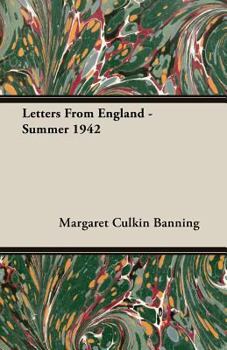 Paperback Letters From England - Summer 1942 Book