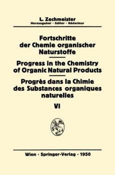 Paperback Fortschritte Der Chemie Organischer Naturstoffe/Progress in the Chemistry of Organic Natural Products/Progrès Dans La Chimie Des Substances Organiques [German] Book