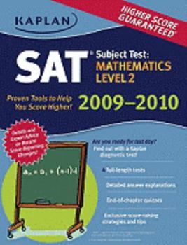 Paperback Kaplan SAT Subject Test: Mathematics Level 2 2009-2010 Edition Book