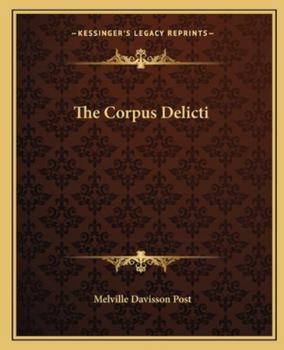 Paperback The Corpus Delicti Book