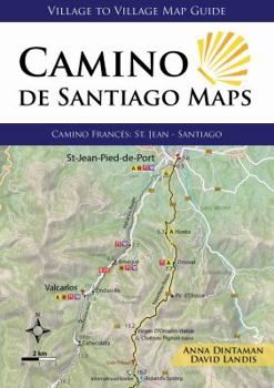 Camino de Santiago Maps, Camino Francés: St. Jean - Santiago (Village to Village Map Guide)