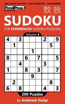 Paperback Sudoku Book for Experienced Puzzlers: 200 Puzzles (Volume 4) Book