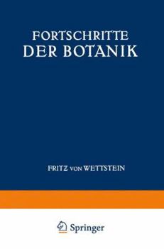 Paperback Fortschritte Der Botanik: Siebenter Band Bericht Über Das Jahr 1973 [German] Book